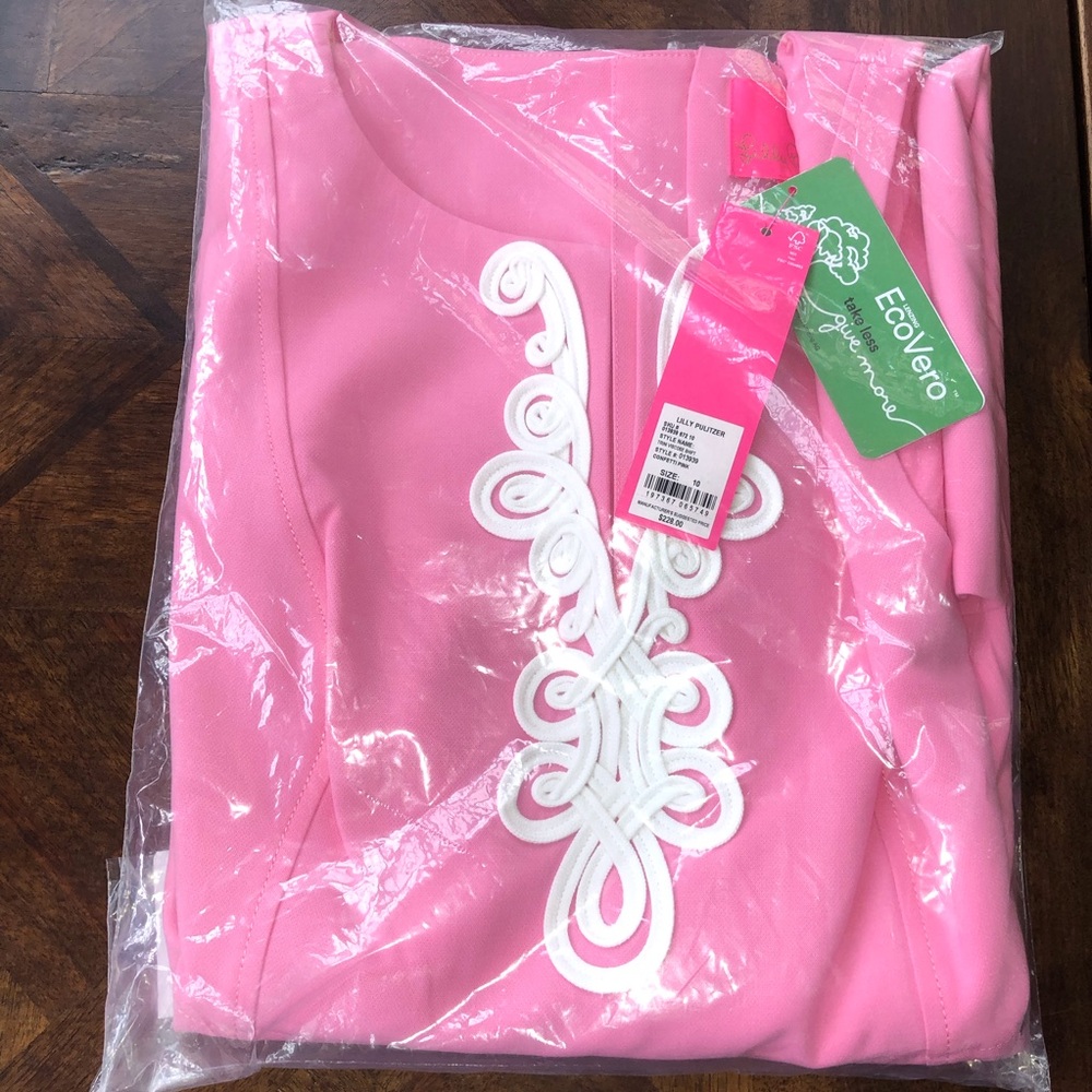 Lilly Pulitzer Trini Shift in Confetti Pink New Size 10 - Picture 10 of 16